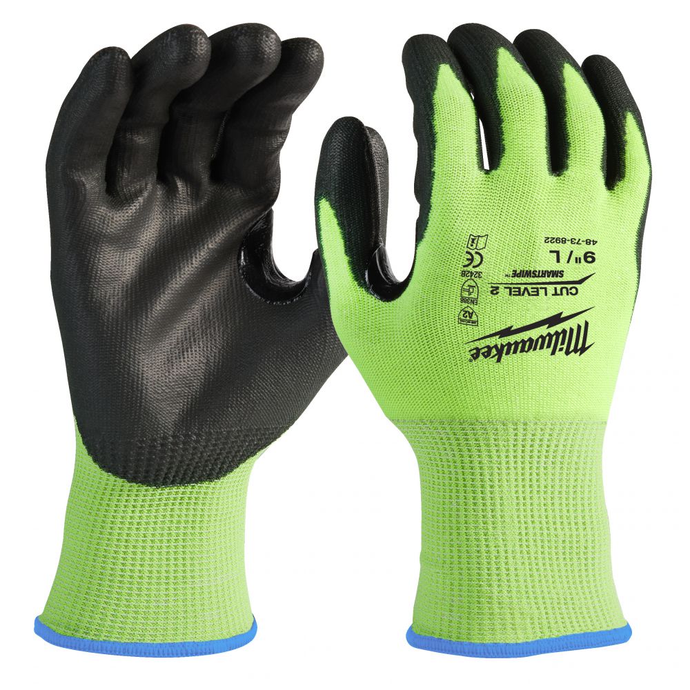 Hi-Vis Schnittschutzhandschuhe Klasse 2/B 